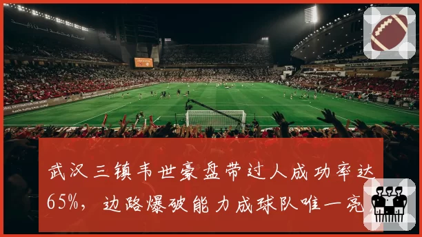 武汉三镇韦世豪盘带过人成功率达65%,边路爆破能力成球队唯一亮点
